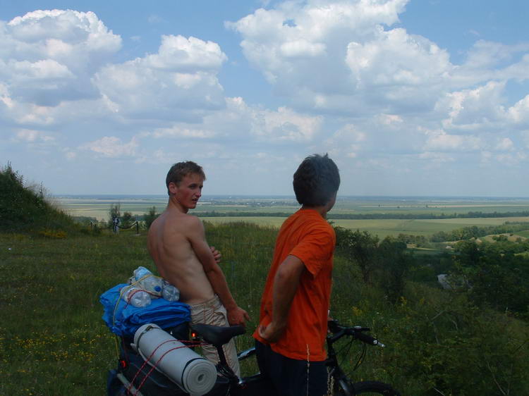 Widok a Podhorcw na rwnin woysk. Aby oglda te widoki trzebabyo pokona nie lada podjazd.