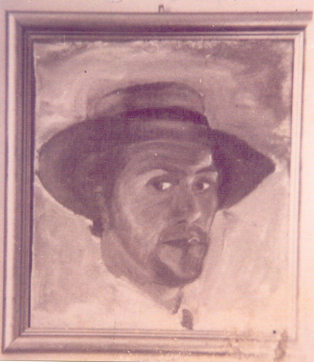 Autoportret Ludwika Bady (fotokopia ze zbiorw Szkoy Podstawowej nr 1 im. por. Jana Bady w Chmielniku)